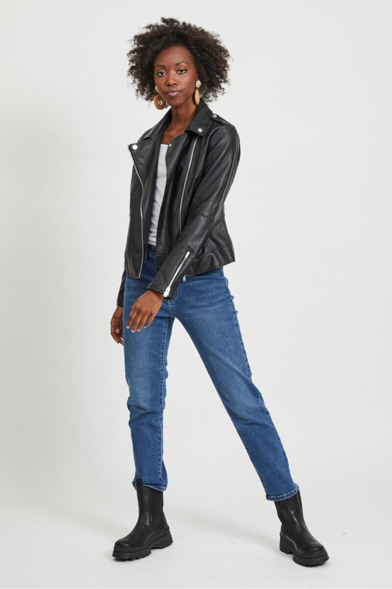 Куртка с эффектом кожи Vila, черный
Куртка с эффектом кожи Vila, черный