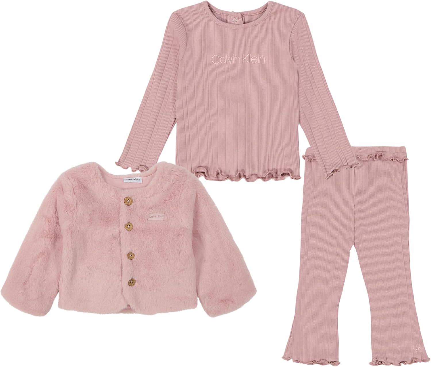 Комплект из 3 предметов: куртка и брюки для девочек Calvin Klein, Pink/Woodrose
Комплект из 3 предметов: куртка и брюки для девочек Calvin Klein, Pink/Woodrose