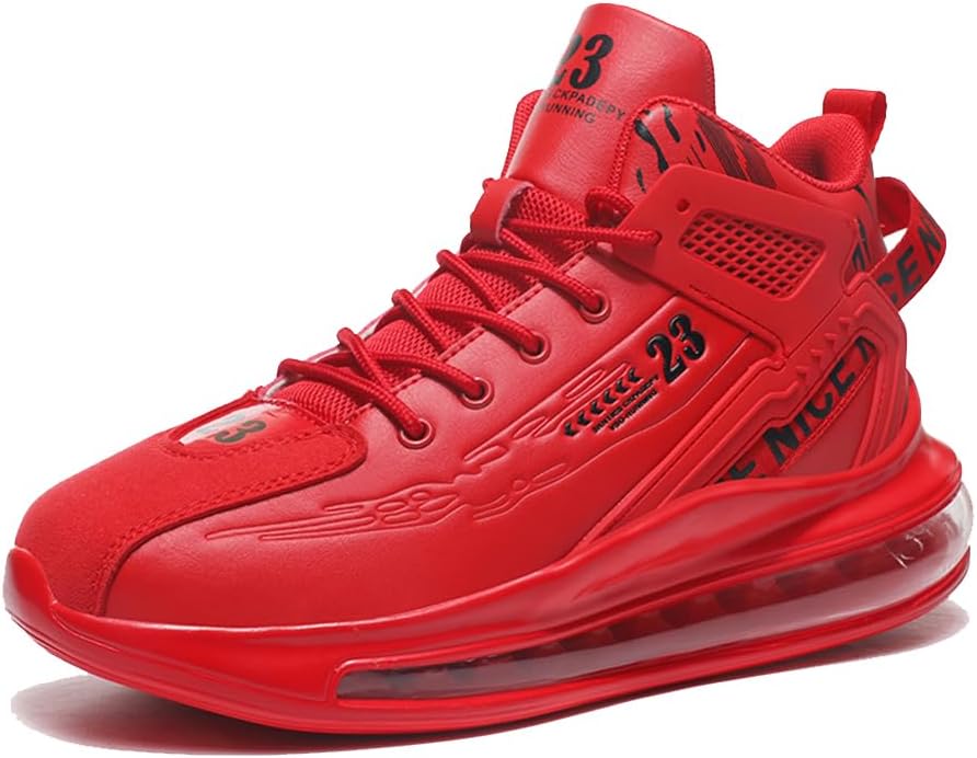 Мужские модные кроссовки WILTENA с высоким верхом и воздушной подушкой, для баскетбола, тенниса, бега и повседневной ходьбы, красный
Мужские модные кроссовки WILTENA с высоким верхом и воздушной подушкой, для баскетбола, тенниса, бега и повседневной ходьбы, красный