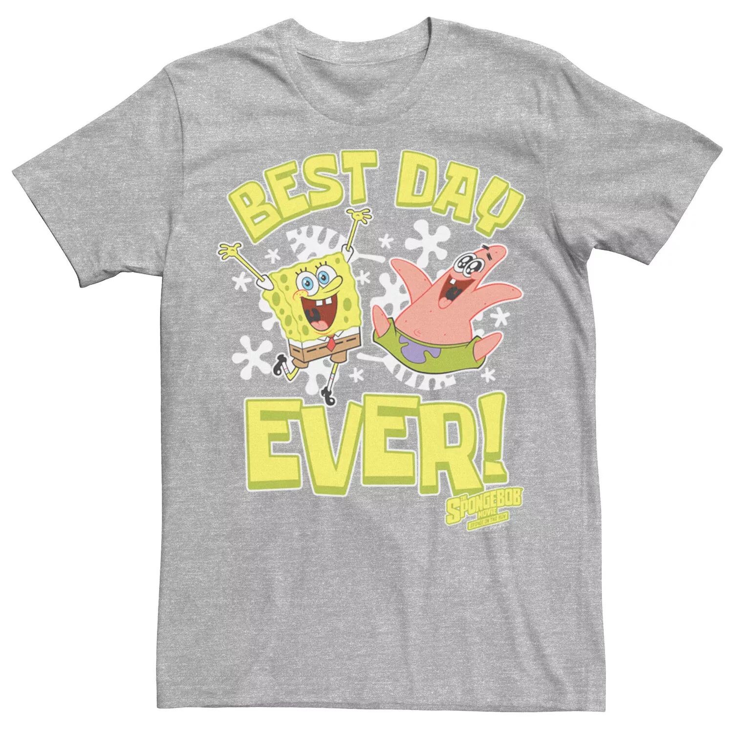 Мужская футболка SpongeBob Sponge On The Run Best Day Ever Licensed Character
Мужская футболка SpongeBob Sponge On The Run Best Day Ever Licensed Character