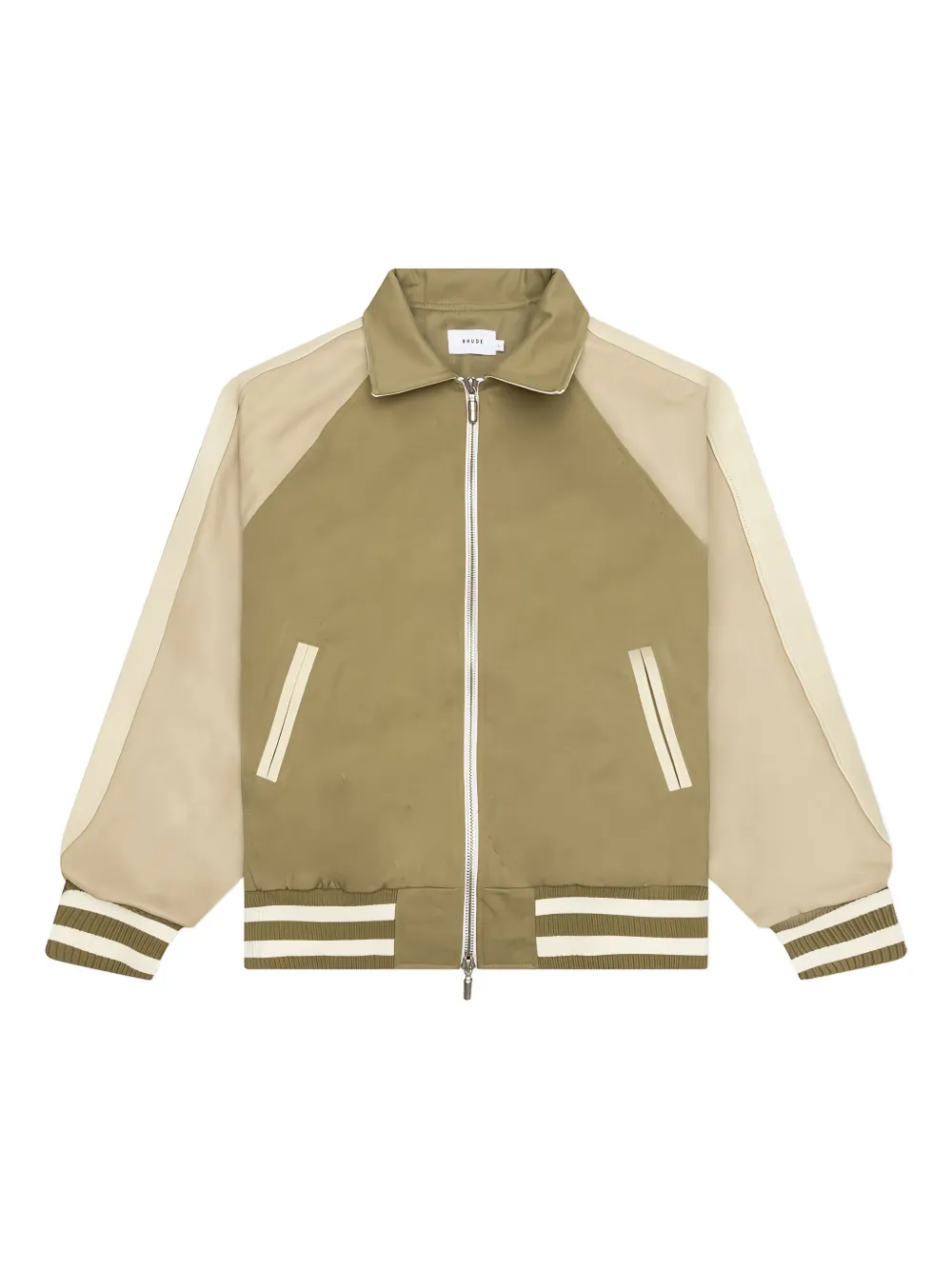 Куртка-бомбер с логотипом-аппликацией RHUDE, зеленый
Куртка-бомбер с логотипом-аппликацией RHUDE, зеленый