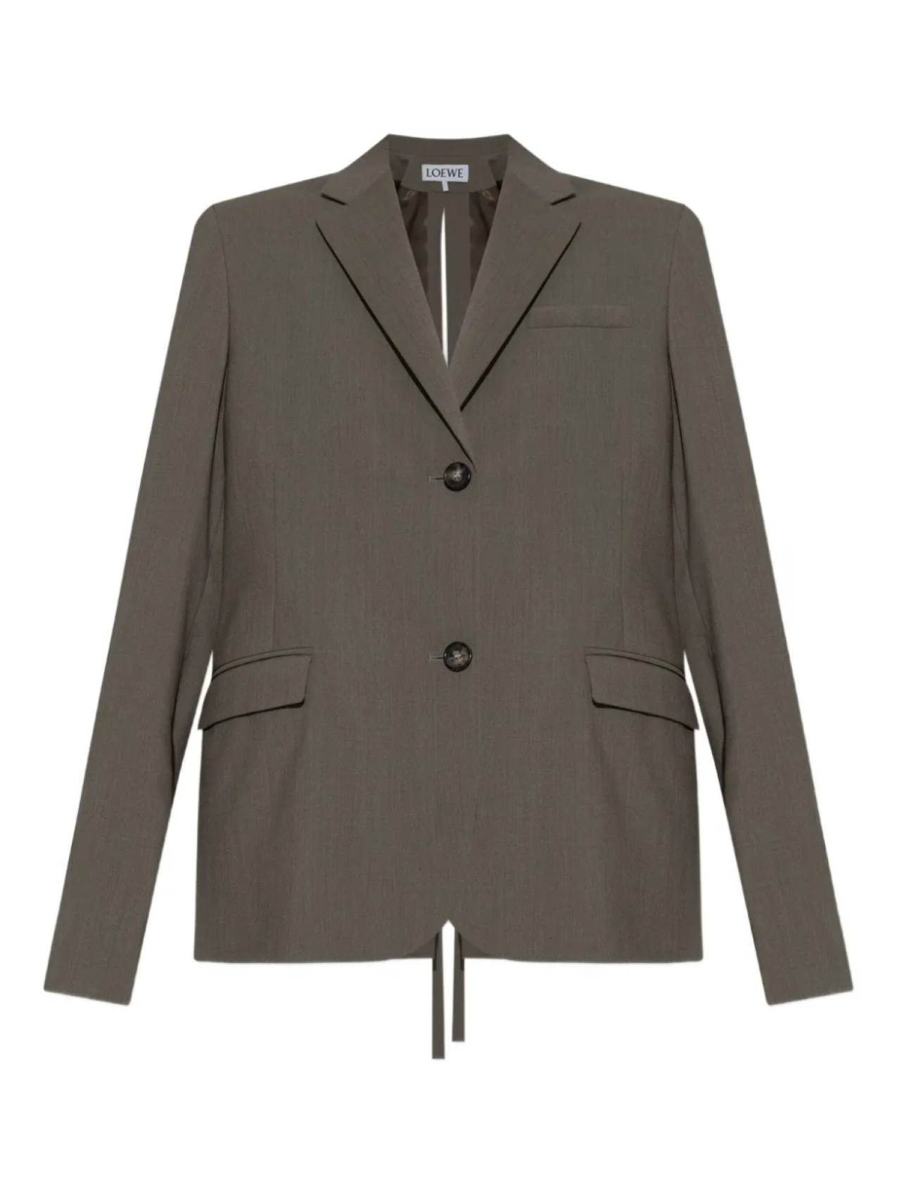 Шерстяной блейзер с завязками LOEWE, зеленый
Шерстяной блейзер с завязками LOEWE, зеленый