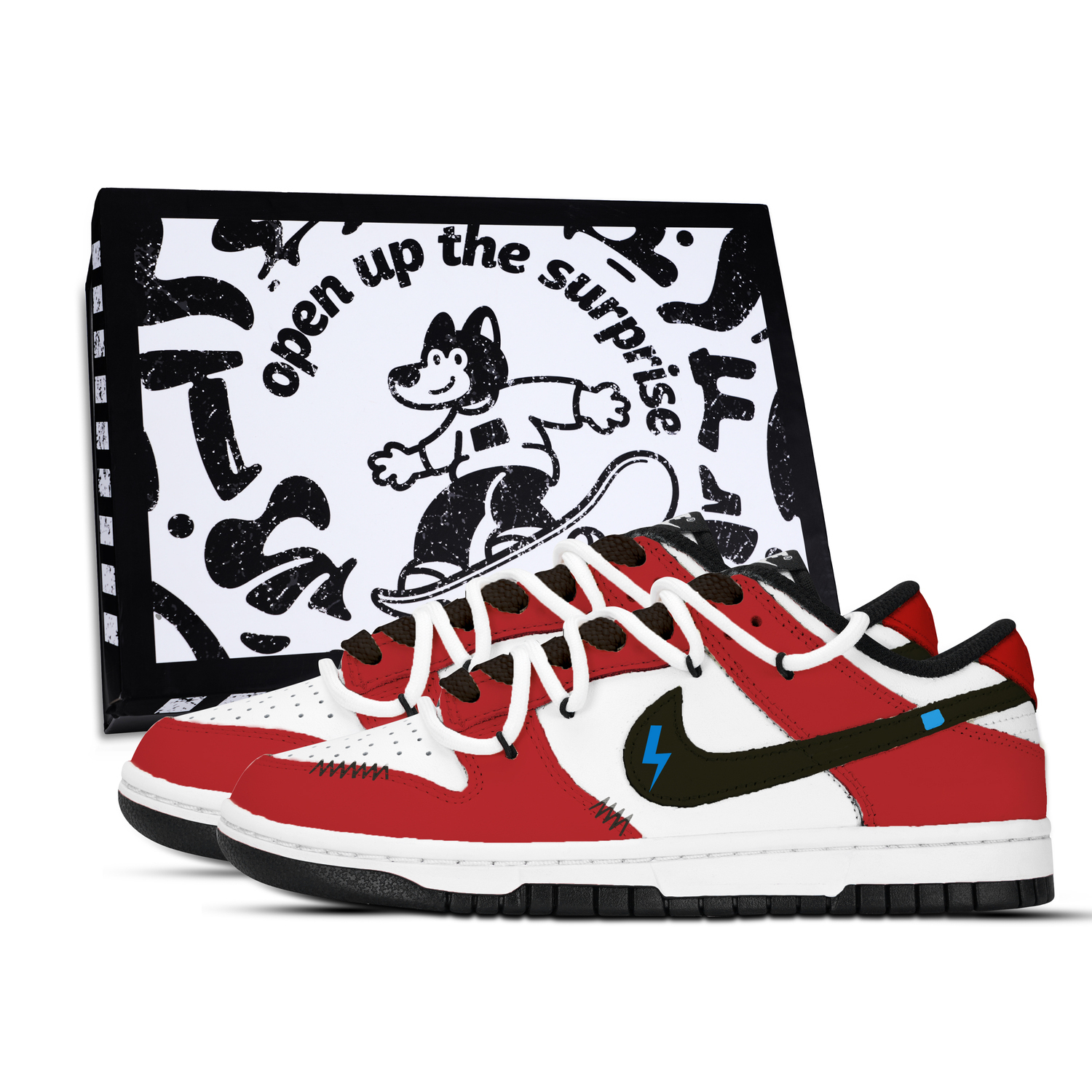 Nike Данк Тандерболт Шэдоу устойчивые к истиранию лоу-топ скейтборд обувь унисекс красный, черный, синий, белый, цвет Red, Black, Blue, White
Nike Данк Тандерболт Шэдоу устойчивые к истиранию лоу-топ скейтборд обувь унисекс красный, черный, синий, белый, цвет Red, Black, Blue, White