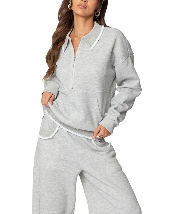 Свитшот Ashtin с отделкой воланами Edikted, серый
Свитшот Ashtin с отделкой воланами Edikted, серый