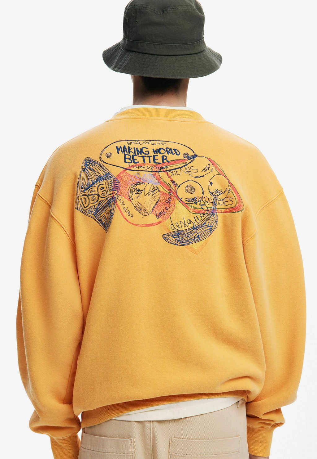 Толстовка EMBROIDERED Desigual, оранжевый
Толстовка EMBROIDERED Desigual, оранжевый