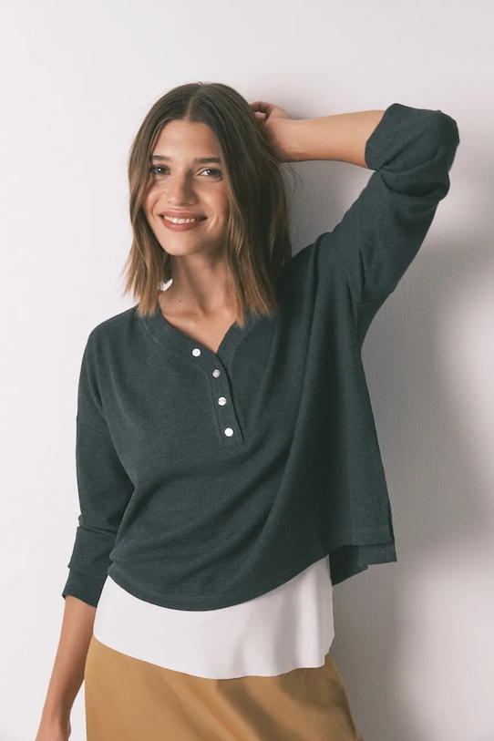 Лонгслив Women'Secret, серый
Лонгслив Women'Secret, серый