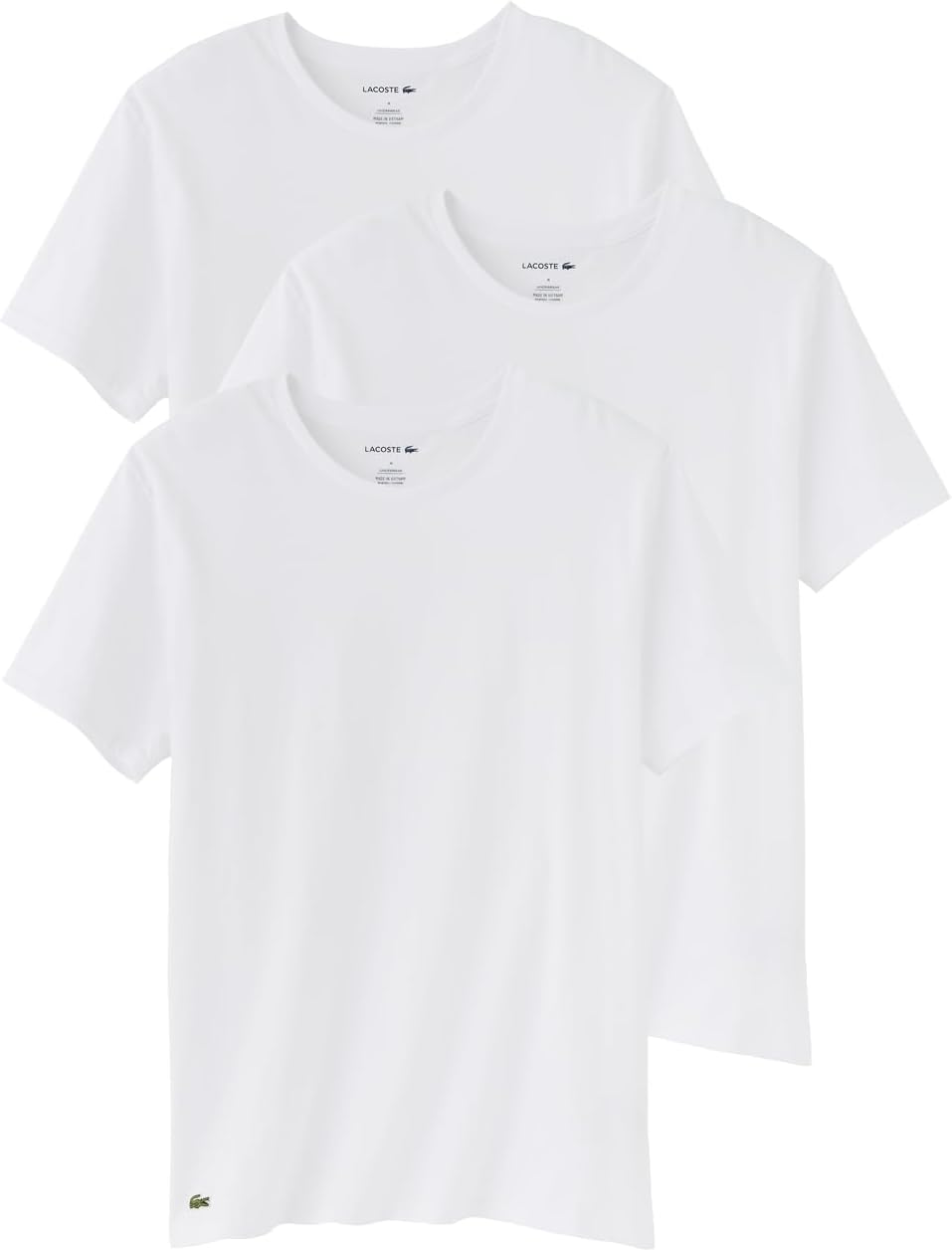 Футболка Lacoste Men's Cotton Undershirt Crew Tee 3 Pack, White, Белый, Футболка Lacoste Men's Cotton Undershirt Crew Tee 3 Pack, White
Футболка Lacoste Men's Cotton Undershirt Crew Tee 3 Pack, White, Белый, Футболка Lacoste Men's Cotton Undershirt Crew Tee 3 Pack, White
