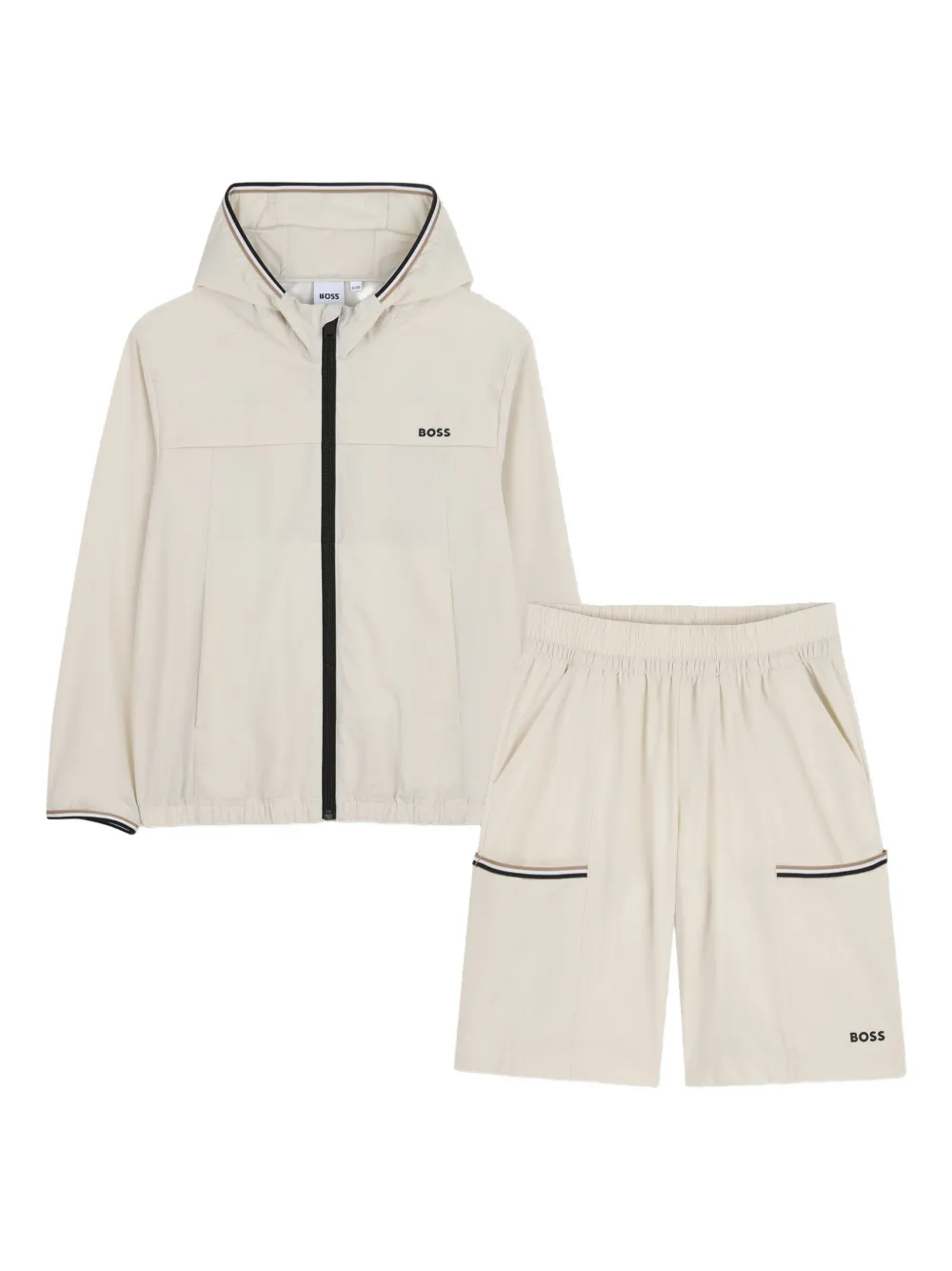 Спортивный костюм с логотипом BOSS Kidswear, бежевый
Спортивный костюм с логотипом BOSS Kidswear, бежевый