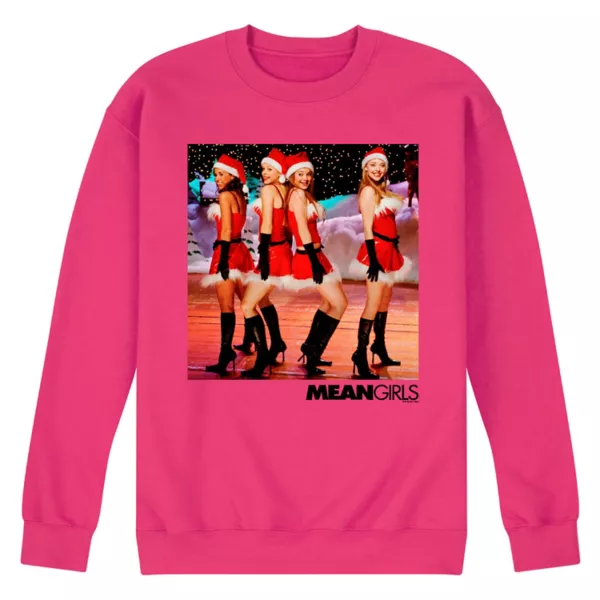 Мужская толстовка с принтом "Дрянные девчонки" и Сантой Licensed Character, пурпурный 
Мужская толстовка с принтом "Дрянные девчонки" и Сантой Licensed Character, пурпурный