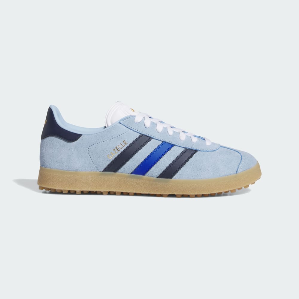Кроссовки Adidas Gazelle Spikeless Golf Shoes, цвет Clear Sky/Night Indigo/Royal Blue
Кроссовки Adidas Gazelle Spikeless Golf Shoes, цвет Clear Sky/Night Indigo/Royal Blue