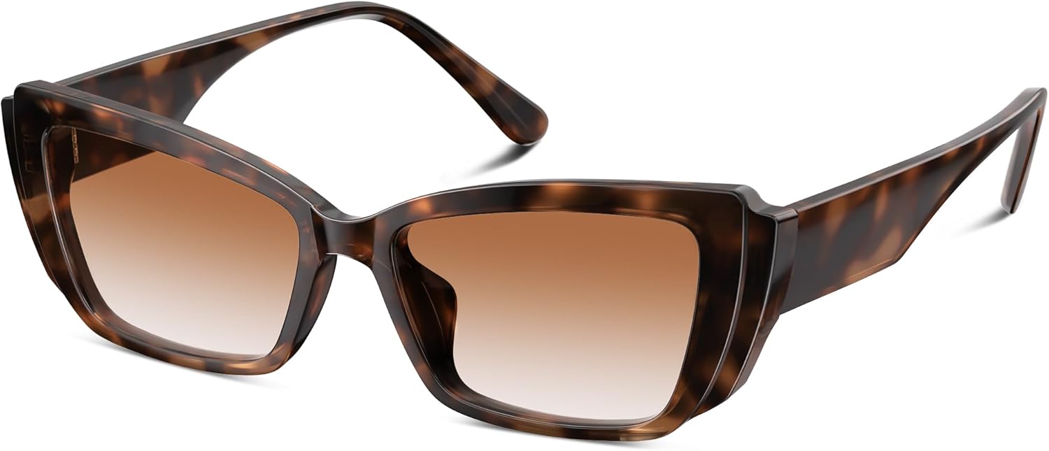 Модные поляризованные солнцезащитные очки для женщин в стиле ретро, прямоугольные очки «кошачий глаз», защита от УФ-излучения, легкая оправа в стиле 90-х Vcarsian, A3-leopard Frame Gradual Light Tea Lens
Модные поляризованные солнцезащитные очки для женщин в стиле ретро, прямоугольные очки «кошачий глаз», защита от УФ-излучения, легкая оправа в стиле 90-х Vcarsian, A3-leopard Frame Gradual Light Tea Lens