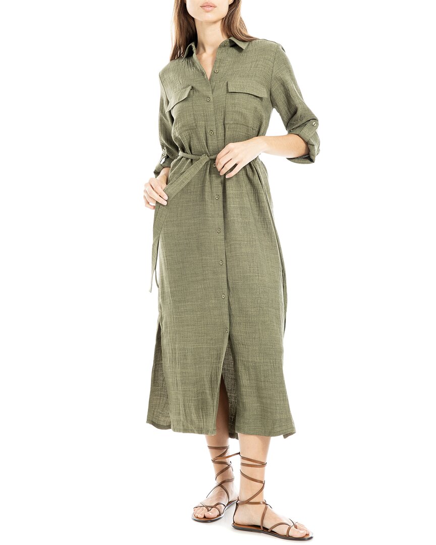 Макси Платье-рубашка Max Studio, зеленый
Макси Платье-рубашка Max Studio, зеленый