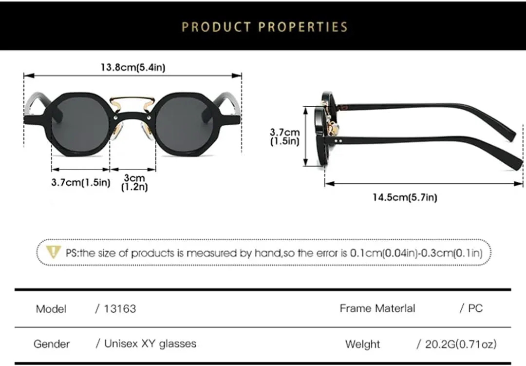 Круглые солнцезащитные очки в стиле стимпанк для женщин и мужчин, винтажные, в стиле панк, роскошные, для активного отдыха и вождения, металлические VFDHN, 5
Круглые солнцезащитные очки в стиле стимпанк для женщин и мужчин, винтажные, в стиле панк, роскошные, для активного отдыха и вождения, металлические VFDHN, 5