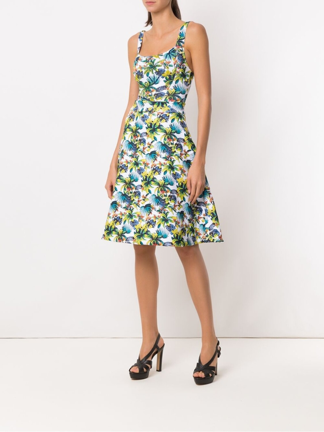 Юбка-трапеция с принтом Amir Slama, белый
Юбка-трапеция с принтом Amir Slama, белый