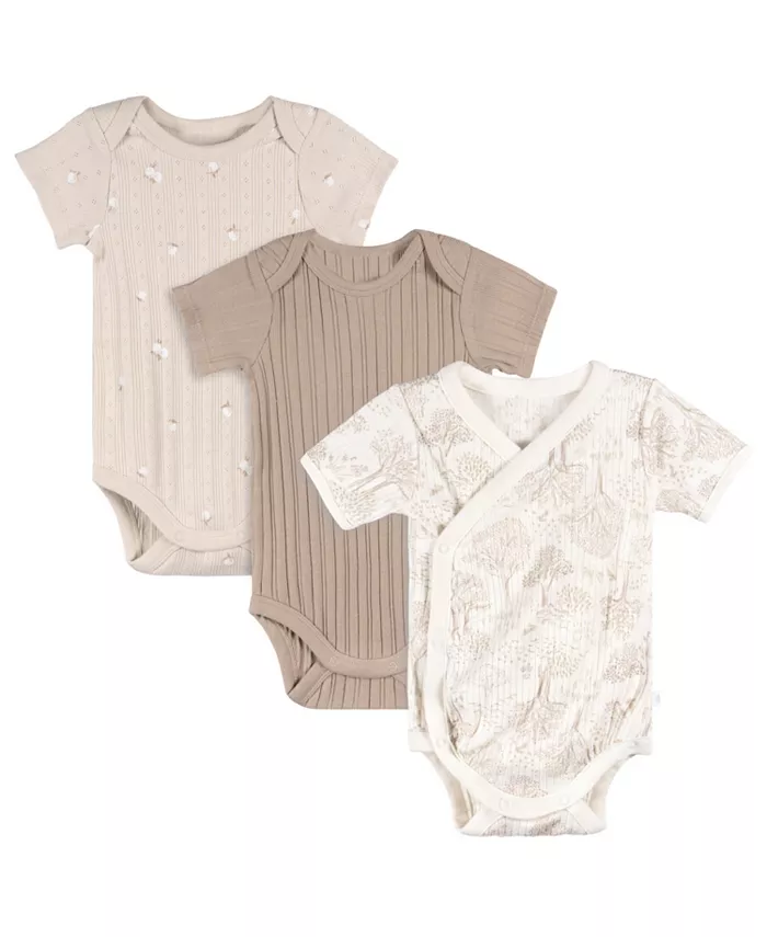 Комплект из 3 боди для мальчиков Just Born, коричневый/бежевый 
Комплект из 3 боди для мальчиков Just Born, коричневый/бежевый