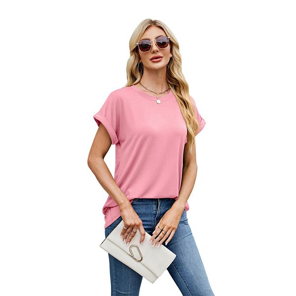 Женская летняя блузка с коротким рукавом и круглым вырезом Prettypetal, Pink
Женская летняя блузка с коротким рукавом и круглым вырезом Prettypetal, Pink