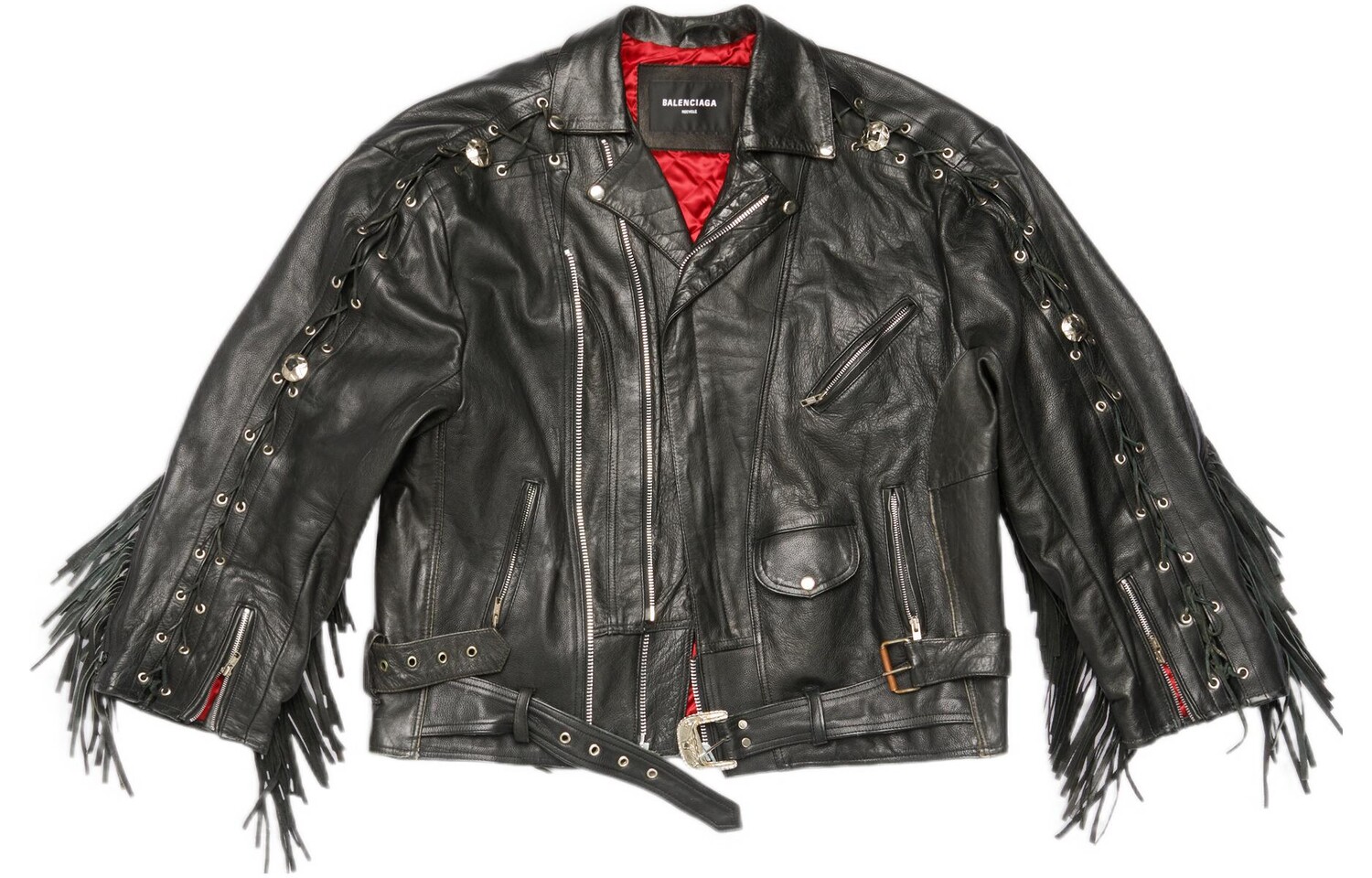 Balenciaga Мужская кожаная куртка, цвет черный
Balenciaga Мужская кожаная куртка, цвет черный