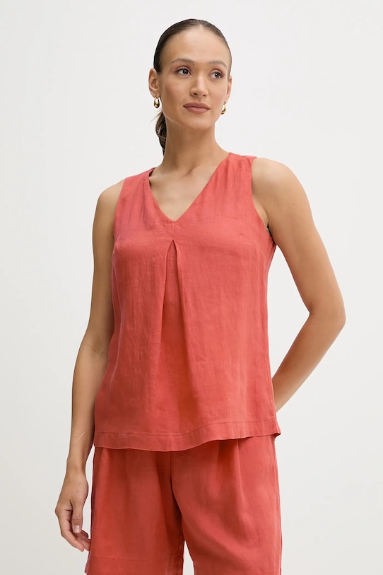 Льняная блузка United Colors Of Benetton, красный
Льняная блузка United Colors Of Benetton, красный