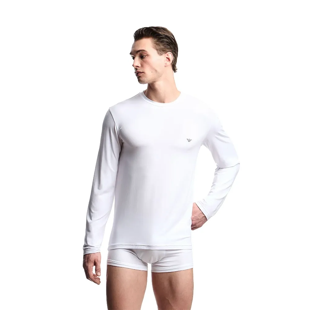 Футболка с длинным рукавом Emporio Armani Soft Modal, белый
Футболка с длинным рукавом Emporio Armani Soft Modal, белый