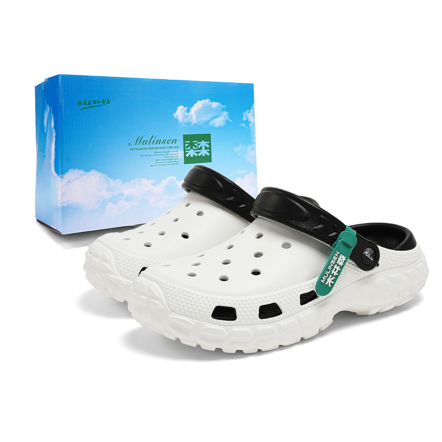 Mulinsen Клоги мужские белые, цвет White
Mulinsen Клоги мужские белые, цвет White