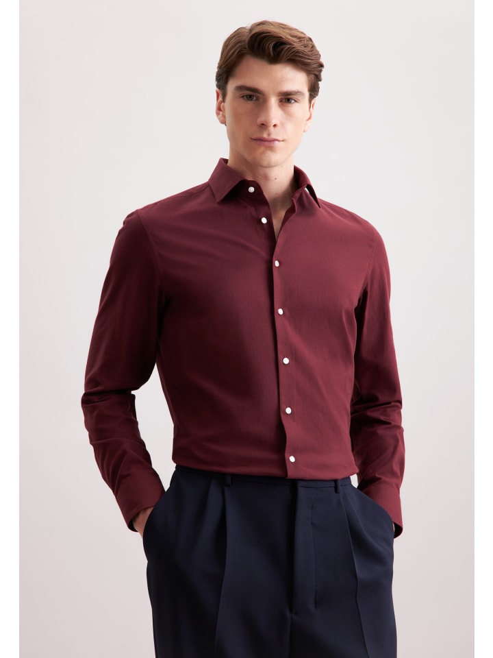 Тонкая фланелевая рубашка красного цвета Seidensticker
Тонкая фланелевая рубашка красного цвета Seidensticker