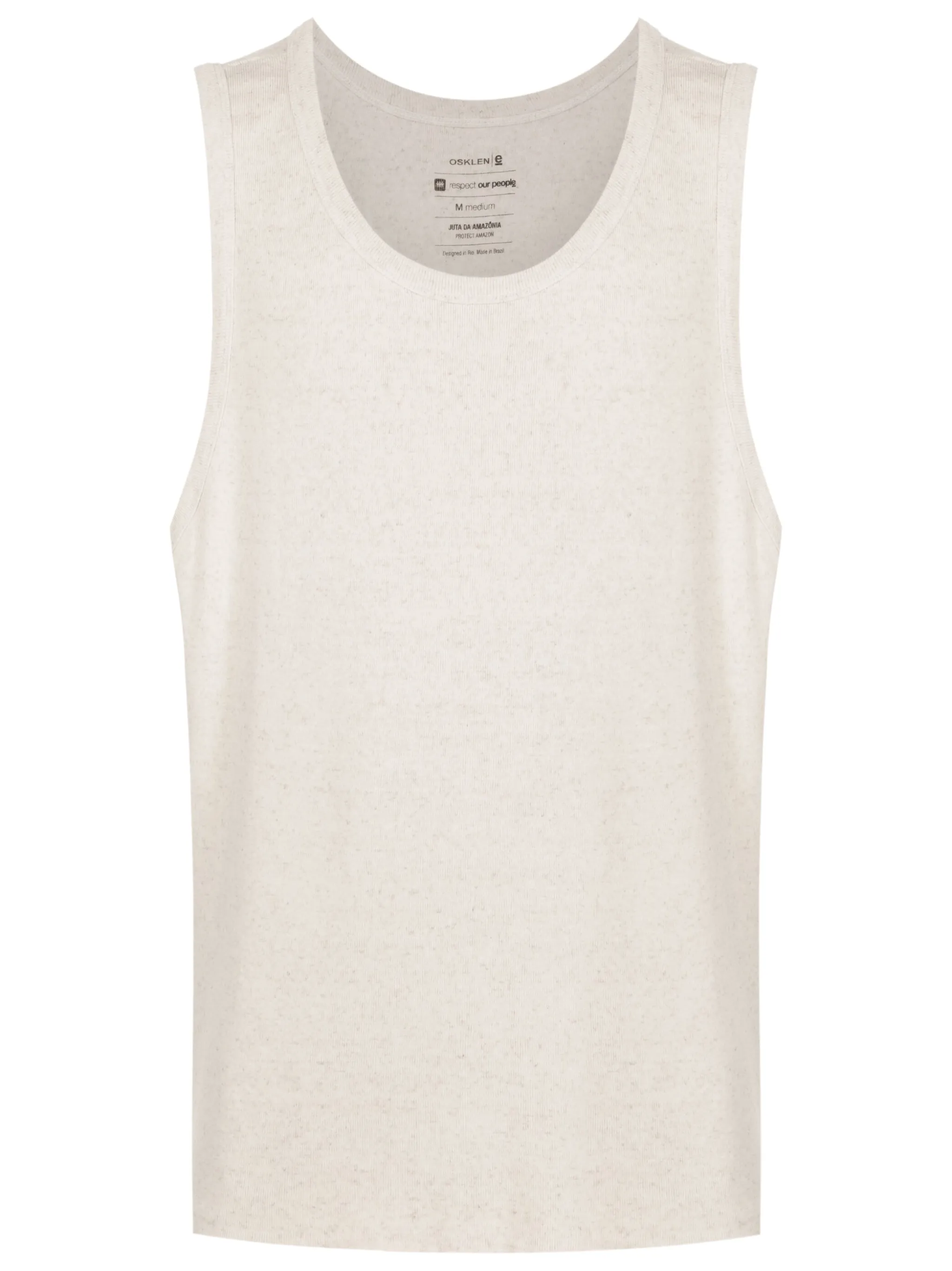 Топ Yogue без рукавов в рубчик Osklen, нейтральный
Топ Yogue без рукавов в рубчик Osklen, нейтральный