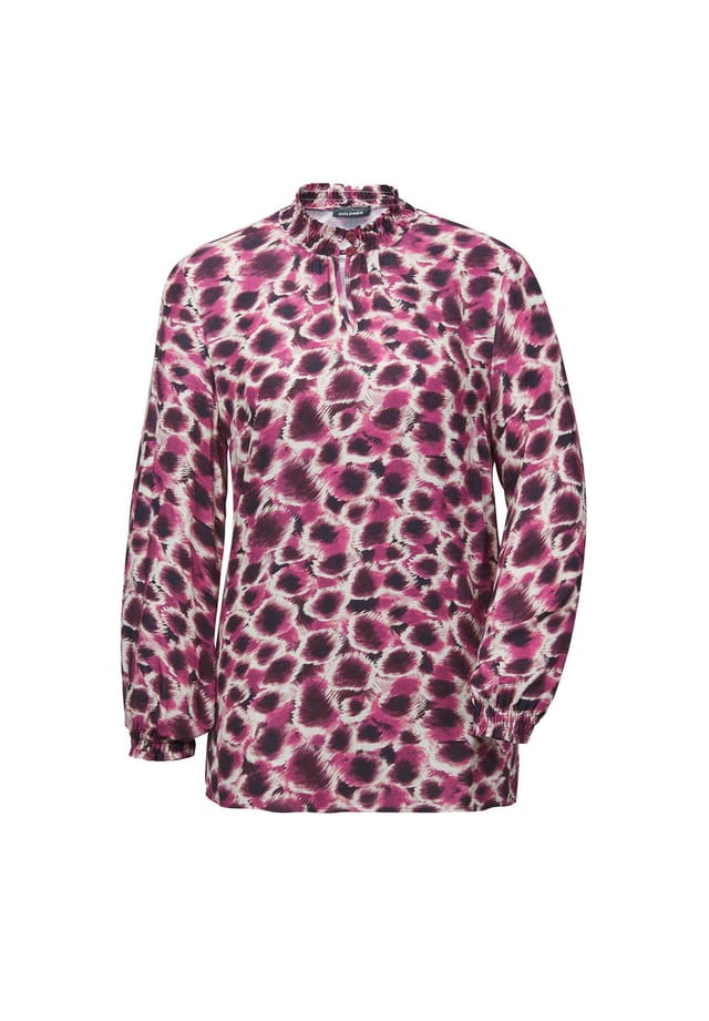 Короткий размер: блузка Goldner, мультиколор 
Короткий размер: блузка Goldner, мультиколор