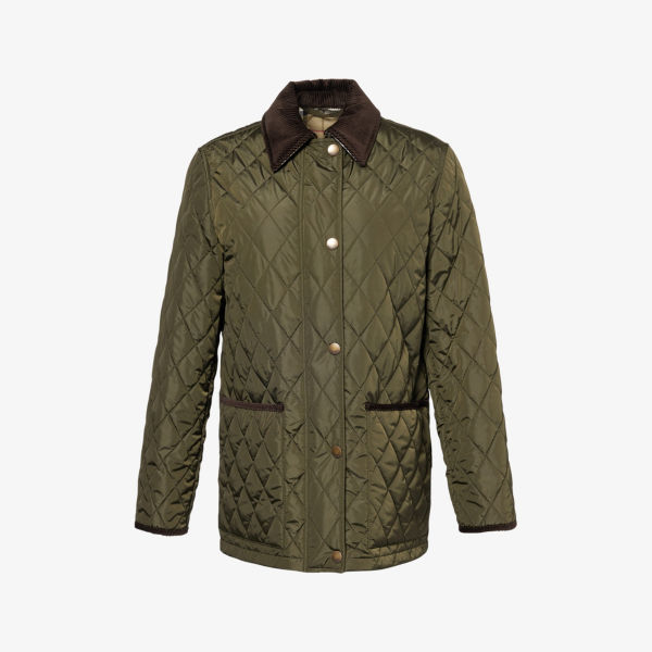 Куртка Burberry с отделкой, зеленый
Куртка Burberry с отделкой, зеленый