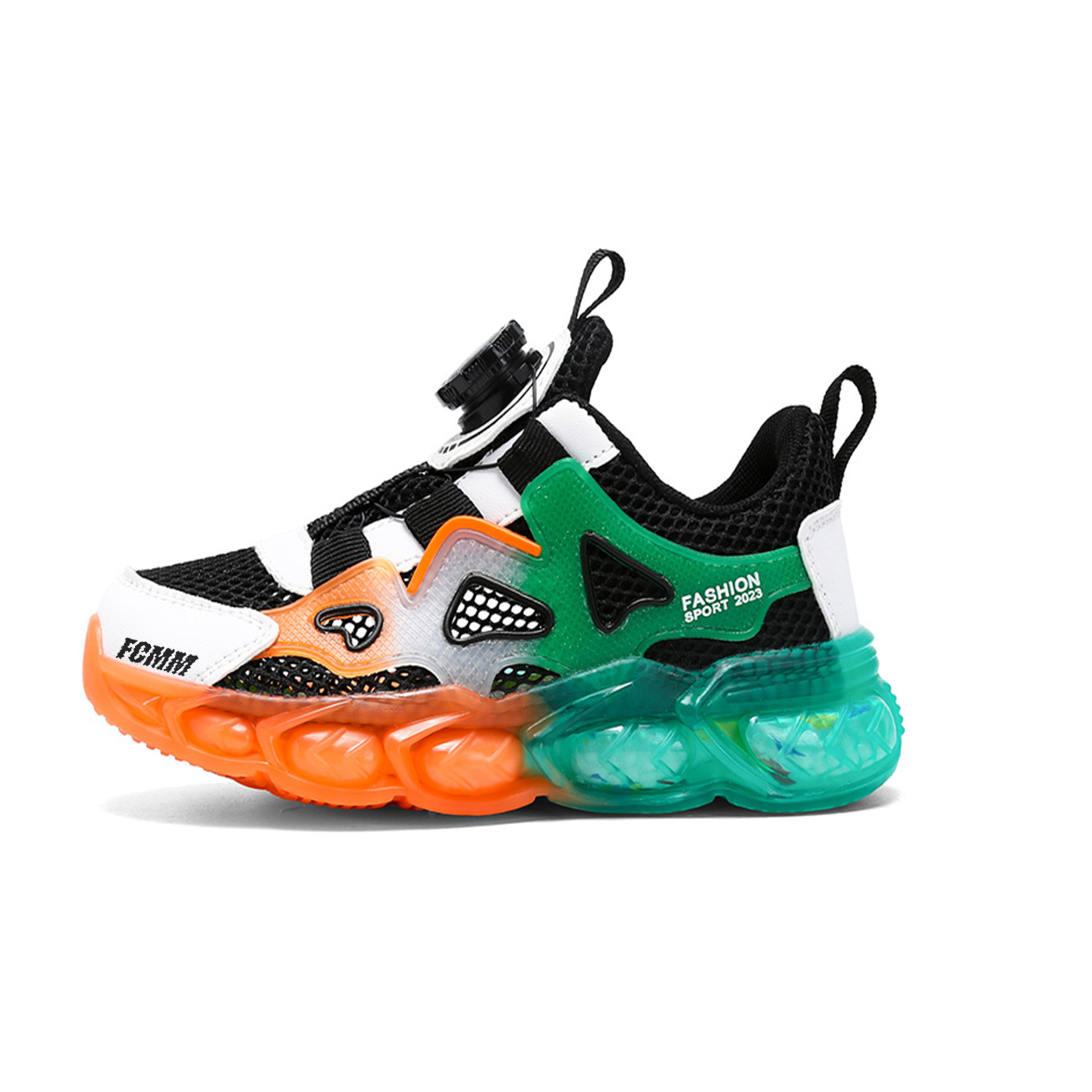 Дышащие кроссовки для бега для детей FCMM, черный/зеленый
Дышащие кроссовки для бега для детей FCMM, черный/зеленый