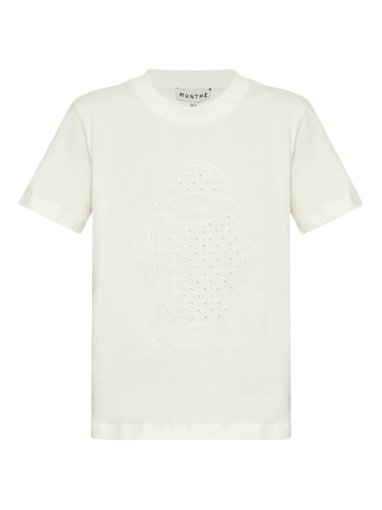 Вышитая футболка MUNTHE, белый
Вышитая футболка MUNTHE, белый