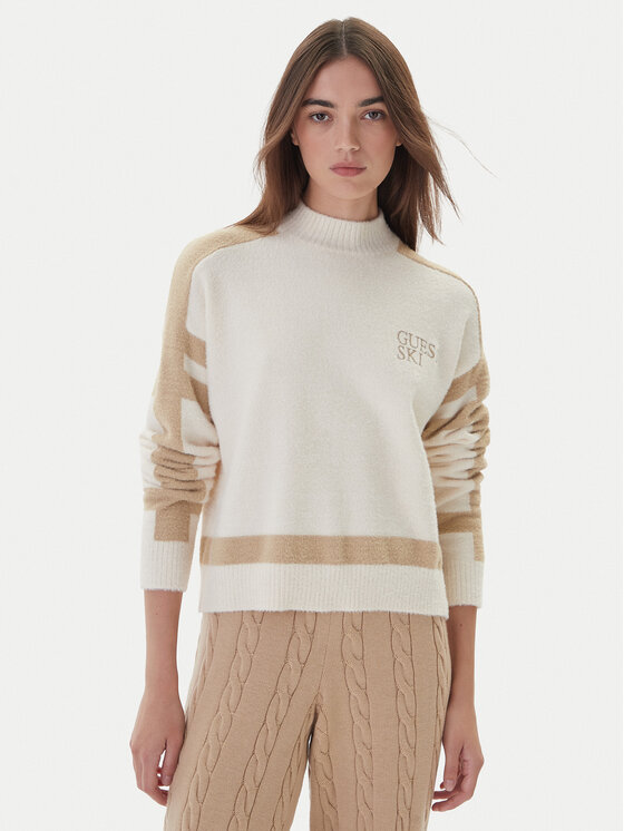 Водолазка relaxed fit W5BR78 Z4242 Guess, экрю
Водолазка relaxed fit W5BR78 Z4242 Guess, экрю