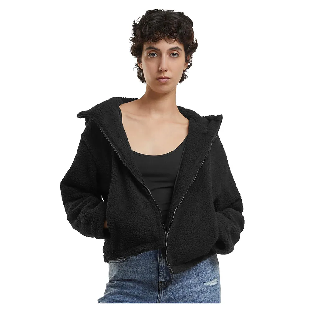 Куртка Urban Classics Short Sherpa, черный 
Куртка Urban Classics Short Sherpa, черный