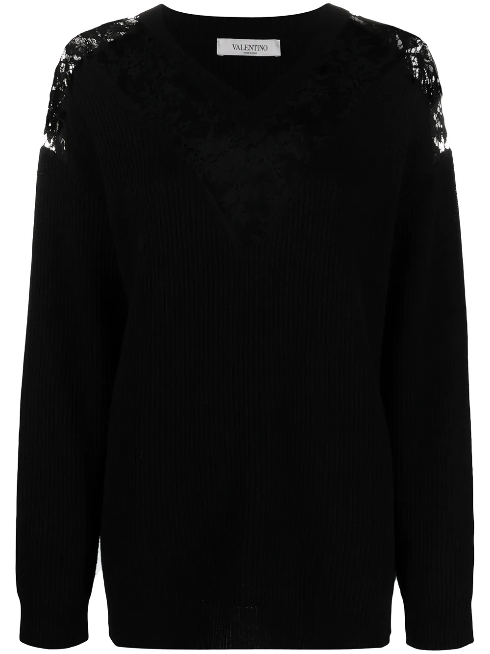 Джемпер с V-образным вырезом VALENTINO GARAVANI, черный
Джемпер с V-образным вырезом VALENTINO GARAVANI, черный