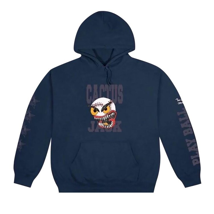 Худи Cactus Jack by Travis Scott Play Ball Hoodie, черный 
Худи Cactus Jack by Travis Scott Play Ball Hoodie, черный