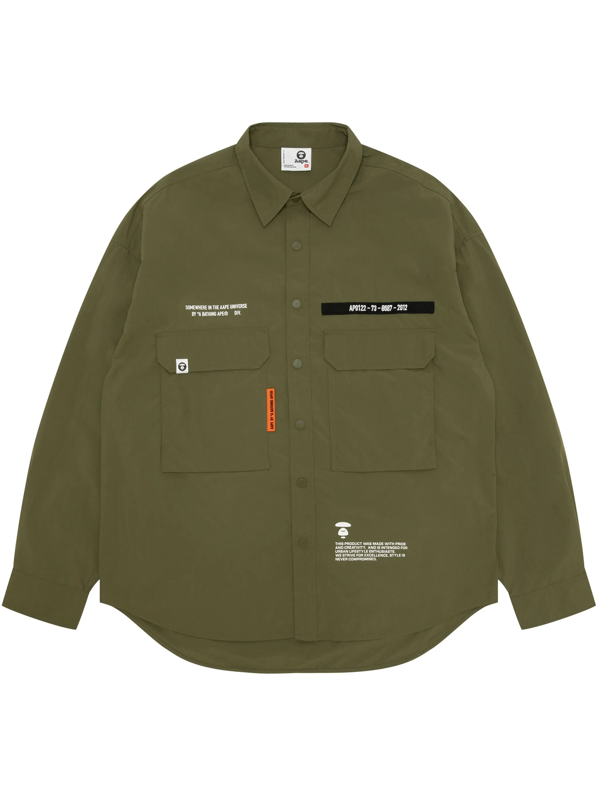 Рубашка с принтом Aape By A Bathing Ape, зеленый
Рубашка с принтом Aape By A Bathing Ape, зеленый