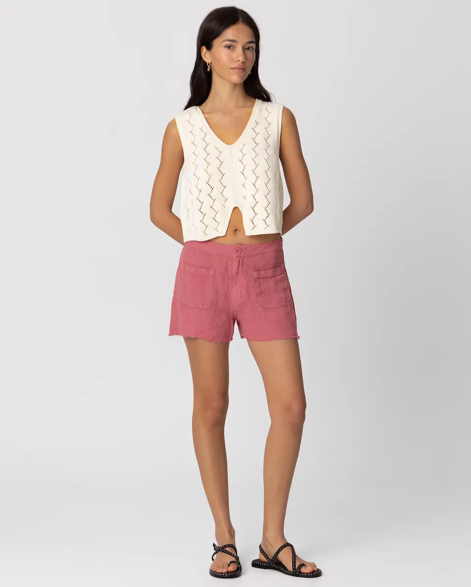 Женские льняные шорты с карманами Noon, розовый
Женские льняные шорты с карманами Noon, розовый