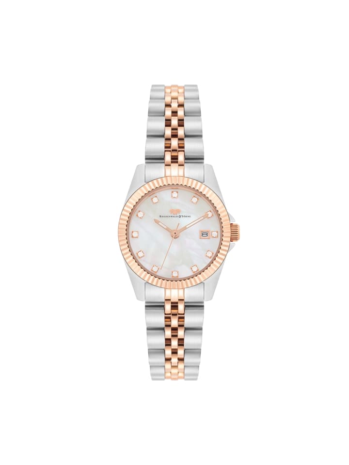 Rhodenwald & Söhne Часы Cassina из нержавеющей стали в серебристо-розово-золотом исполнении
Rhodenwald & Söhne Часы Cassina из нержавеющей стали в серебристо-розово-золотом исполнении