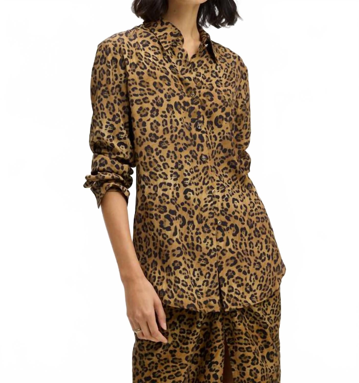 Коричневая блузка с принтом "анимал" Gabriela Robert Graham
Коричневая блузка с принтом "анимал" Gabriela Robert Graham