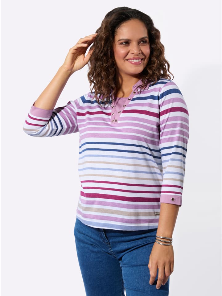 Рубашка-поло в полоску цвета орхидеи WITT WEIDEN
Рубашка-поло в полоску цвета орхидеи WITT WEIDEN