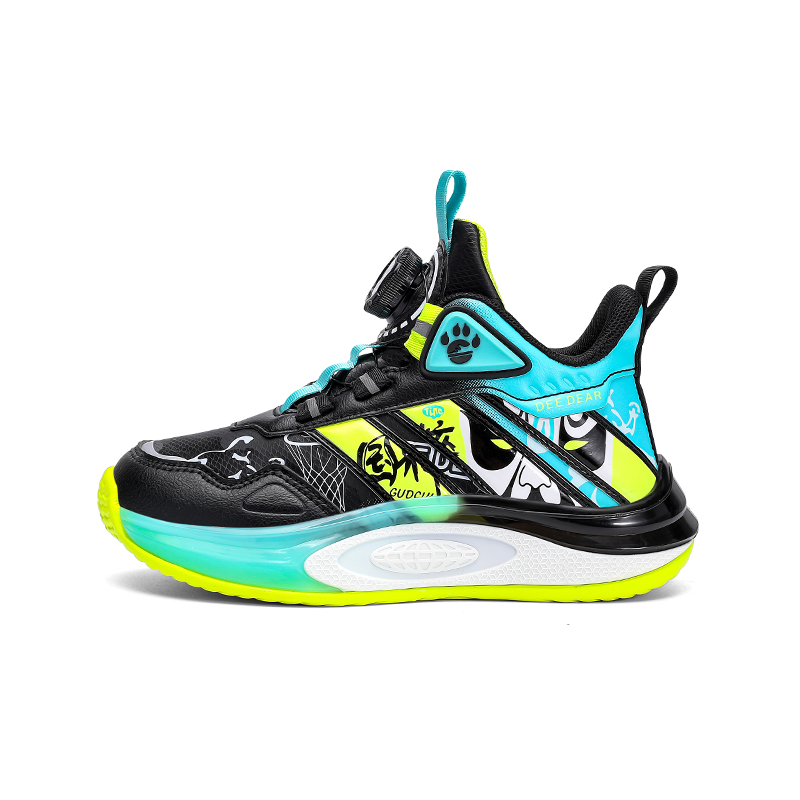 Баскетбольные кроссовки детские, нескользящие, амортизирующие, износостойкие, водостойкие Izumi Chiryū, черный/зеленый
Баскетбольные кроссовки детские, нескользящие, амортизирующие, износостойкие, водостойкие Izumi Chiryū, черный/зеленый