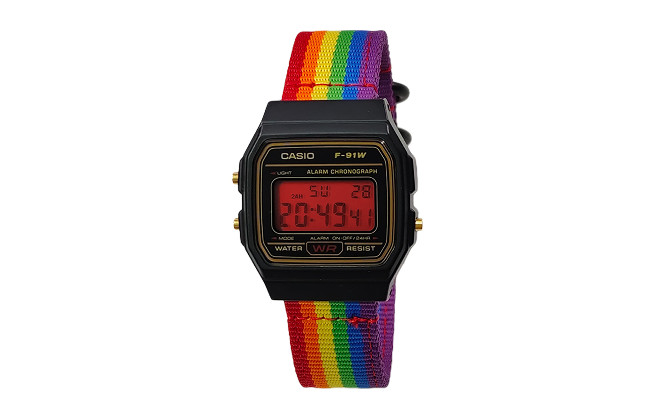 CASIO Мужские часы Retrofit Series с кварцевым механизмом и нейлоновым ремешком, черный циферблат
CASIO Мужские часы Retrofit Series с кварцевым механизмом и нейлоновым ремешком, черный циферблат