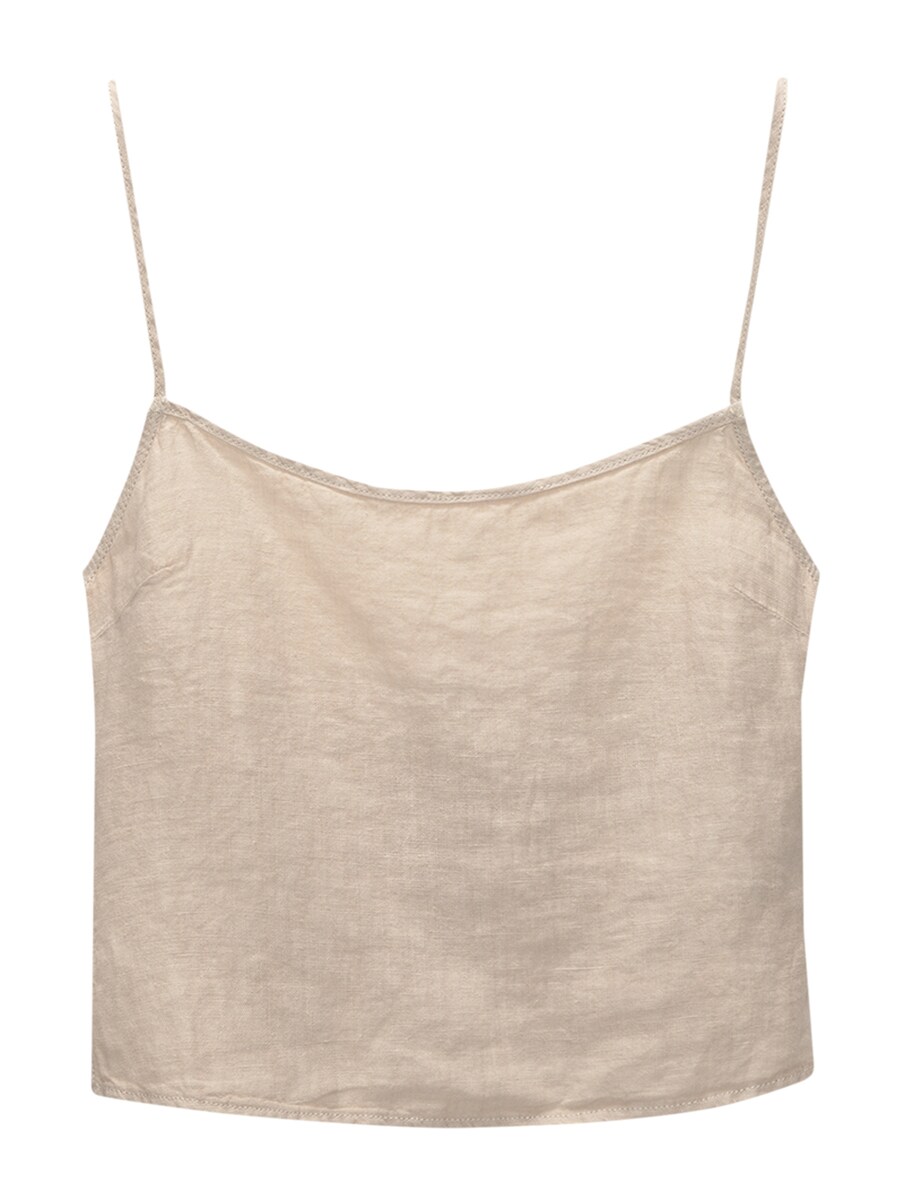 Топ Pull&Bear, песочный 
Топ Pull&Bear, песочный