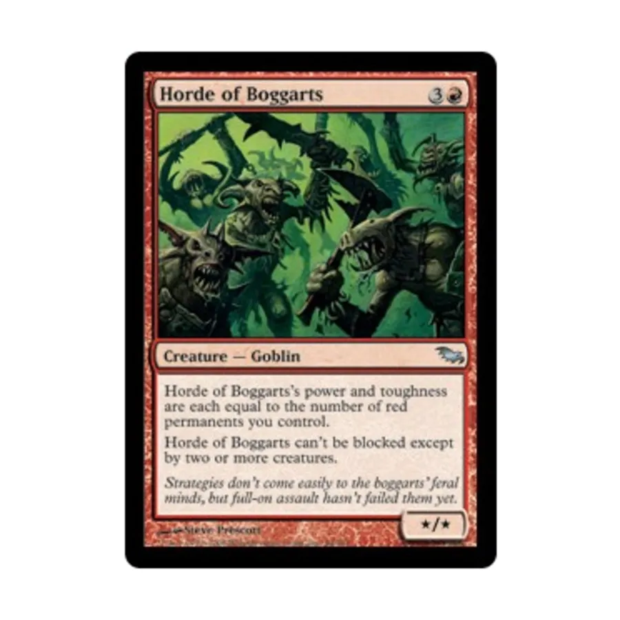 CCG Орда Боггартов (U), MTG - Shadowmoor
CCG Орда Боггартов (U), MTG - Shadowmoor