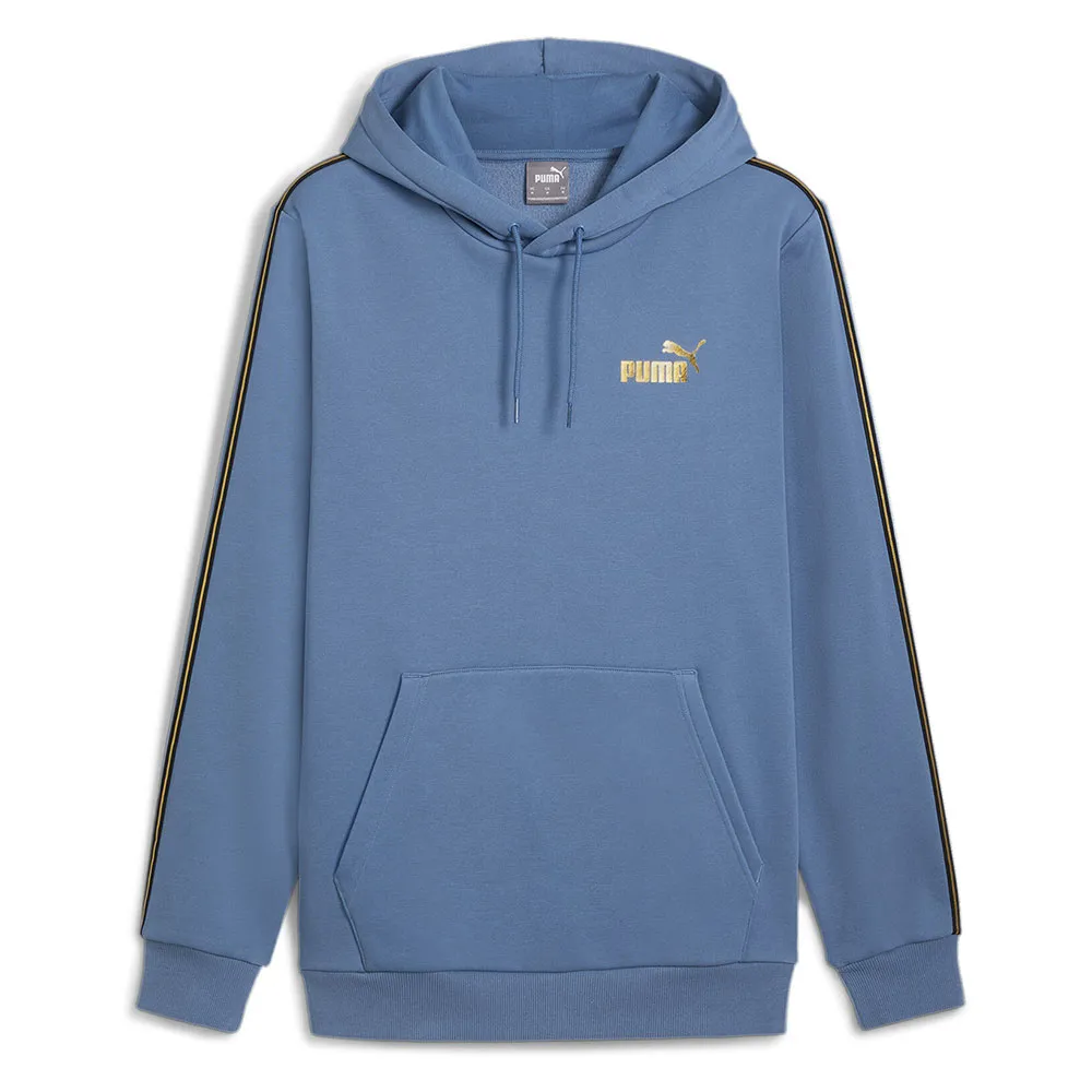Худи Puma Ess Tape Minimal Gold, синий 
Худи Puma Ess Tape Minimal Gold, синий