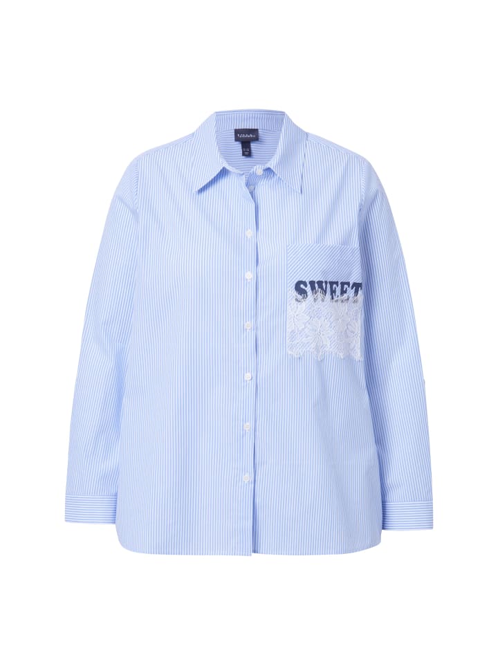 Блузка Ulla Popken, светло-синий
Блузка Ulla Popken, светло-синий