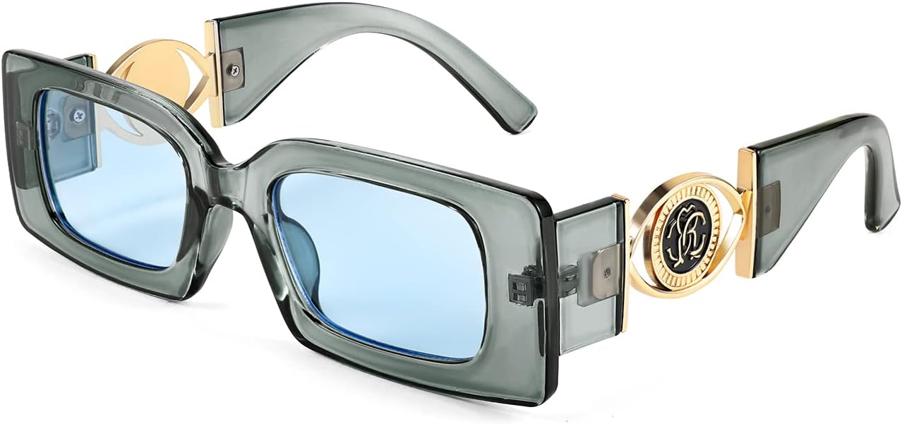 FEISEDY Модные маленькие прямоугольные солнцезащитные очки в стиле ретро 90-х, массивная оправа, квадратная металлическая рама, солнцезащитные очки для женщин и мужчин B2890, Transparent Grey Frame & Light Blue Lens
FEISEDY Модные маленькие прямоугольные солнцезащитные очки в стиле ретро 90-х, массивная оправа, квадратная металлическая рама, солнцезащитные очки для женщин и мужчин B2890, Transparent Grey Frame & Light Blue Lens