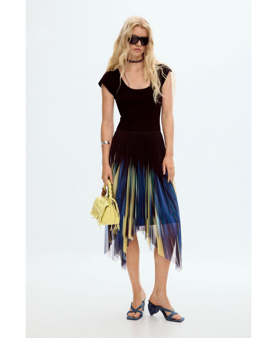 Женское асимметричное комбинированное платье Desigual, Navy blue
Женское асимметричное комбинированное платье Desigual, Navy blue