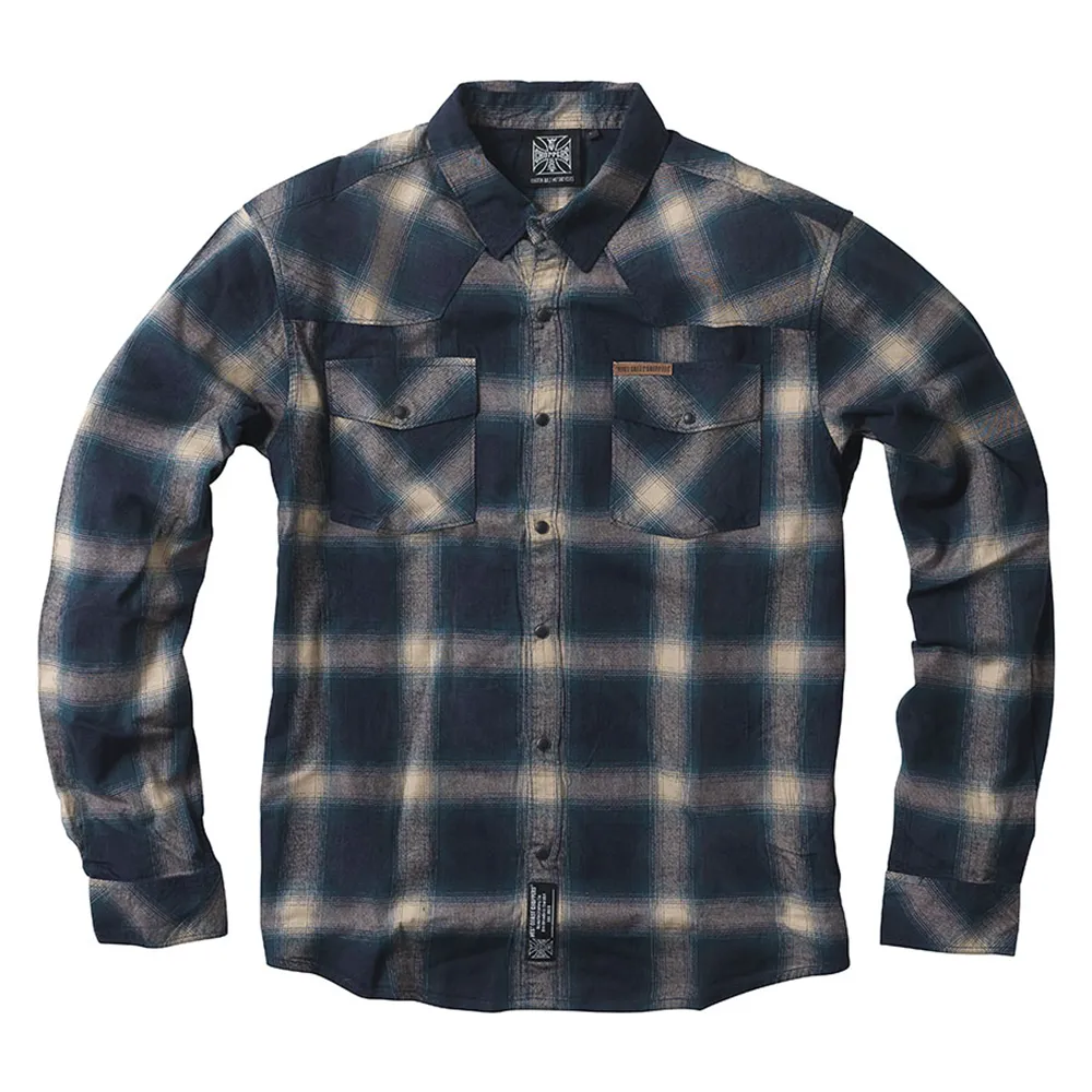 Рубашка West Coast Choppers Outlaw Flannel, синий
Рубашка West Coast Choppers Outlaw Flannel, синий
