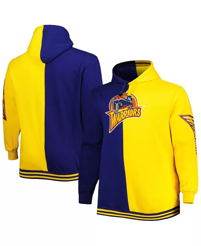 Мужской худи Golden State Warriors Big and Tall Hardwood Classics Split цвета темно-синего и золотого Mitchell & Ness
Мужской худи Golden State Warriors Big and Tall Hardwood Classics Split цвета темно-синего и золотого Mitchell & Ness