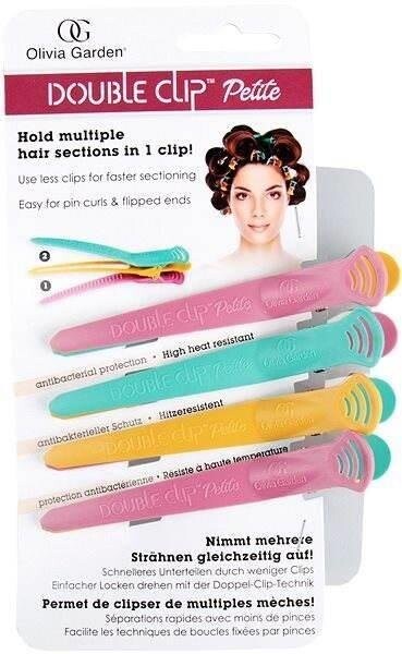 Olivia Garden Double Clip Petite - Разноцветные заколки для волос, 4 шт
Olivia Garden Double Clip Petite - Разноцветные заколки для волос, 4 шт